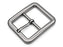 CRAFTMEMORE 4pcs Single Prong Belt Buckle Square Center Bar Buckles Leather Craft Accessories (3/4in #3110) (Gunmetal)