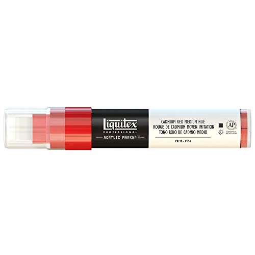 Liquitex Professional Wide Paint Marker, Cadmium Red Medium Hue, 15mm