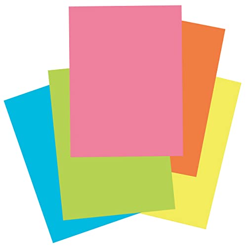 Tru-Ray Heavyweight Construction Paper, Hot Assorted Colors, 9" x 12", 50 Sheets