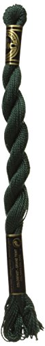 DMC 115 5-500 Pearl Cotton Thread, Very Dark Blue Green, Size 5