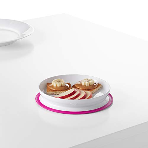 OXO Tot Stick & Stay Suction Plate, Pink