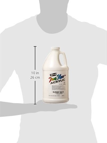 Sax True Flow Heavy Body Acrylic Paint, 1/2 Gallon, Blockout White - 402600