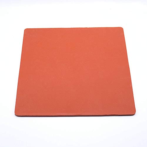 Soply 15" x 15” Thickest (.33") Silicone Heat Press Pad Mat Silicone Pad for Heat Transfer Machine Press Replacement Pad(Red)