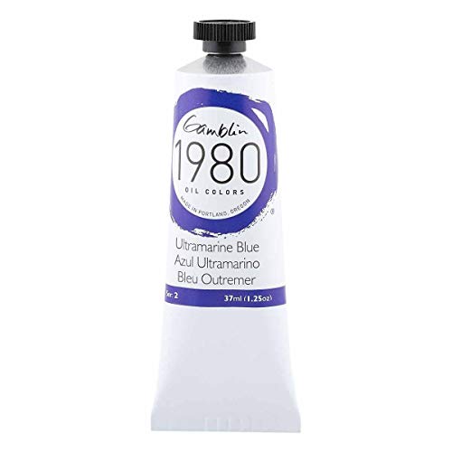 Gamblin 1980 Oil Ultramarine Blue 37Ml