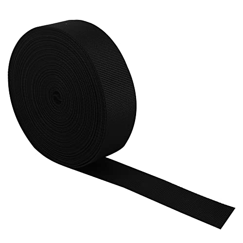 RETON Black Nylon Heavy Webbing Straps (38MM, 10 Yards)