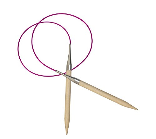 Knit Pro KnitPro Basix Fixed Circular Needles, Birch, 20.00mm, Beige