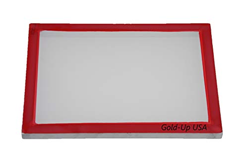 Aluminum Screen Printing Screens, Size 10 x 14 Inch Pre-Stretched Silk Screen Frame (160 White Mesh)