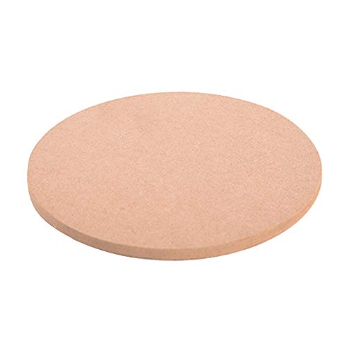 Huanyu 8" Diameter 1/4" Thick Round Fiberboard Pottery Wheel Bats Ceramic Art Drying Board Tool Holding Clay Board Balanced Bat for Use Spinning Clay & Making Ceramics
