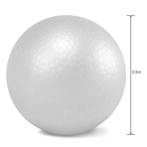 FloraCraft SmoothFōM 6 Piece Ball 2.3 Inch White