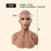 STUDIO LIMITED 16" Realistic Mannequin Head with Shoulders Upper Body Female Manikin Head Bust Makeup&Eyelashes Display for Wigs, Hats, Scarves, jewerly