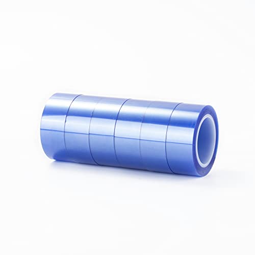 PYD Life Sublimation Blanks 0.8 Inch x 52 Ft Heat Resistant Tape, Blue Heat Tape, Thermal Tape Up to 250℃(480℉) for Sublimation Tumblers Mugs Sublimation Print Heat Press 6 Rolls