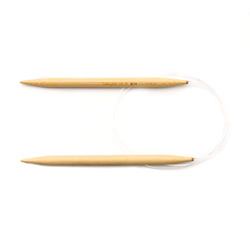 Clover Takumi Bamboo Circular 36-Inch Knitting Needles, Size 11