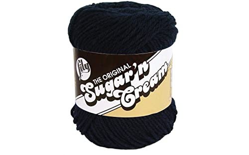Lily Sugar 'n Cream 100% Cotton Solid Yarn ~ BRIGHT NAVY # 0009 ~ 2.5 oz. Skeins by the Each
