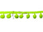 Ball Fringe Trim 8 Yards 12 mm Pom Pom Trim Fringe for Sewing Accessory Decoration DIY Crafts (12 mm, 060338 Green)