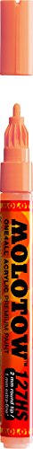 MOLOTOW ONE4ALL Acrylic Paint Marker, 2mm, Peach Pastel, 1 Each (127.214)