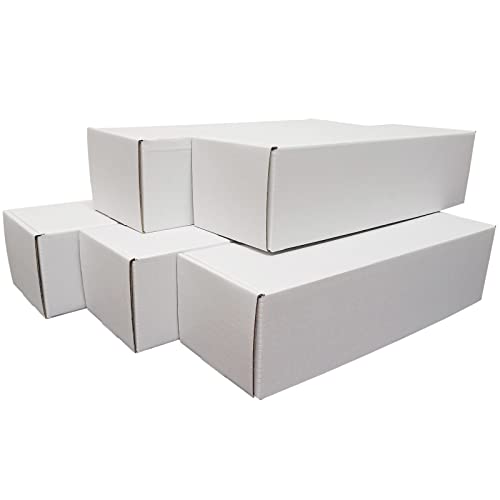 Trading Card Storage Box - Baseball Card Storage Organizer - Sports Card Storage Boxes for Baseball Card, Football Trading Cards, Game Card Holder 5 Pack - 1750 Count