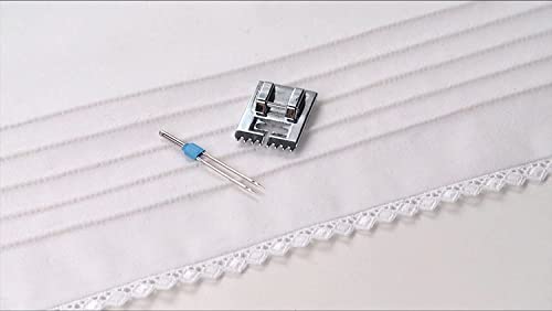 SINGER | Pintuck Presser Foot, Embellish Clothes & Linen, Also Made for Twin Needle Use - Sewing Made Easy