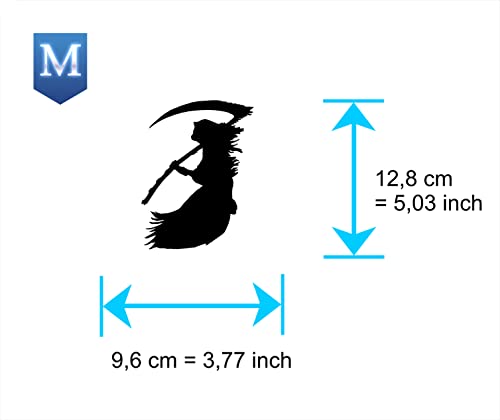 UMR-Design AS-087 Grim Reaper Airbrush Stencil Template Step by Step Size M