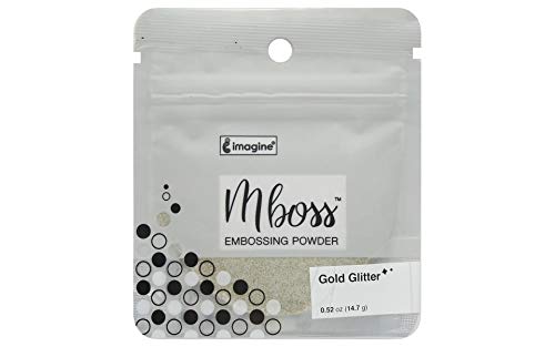 Imagine Mboss Embossing Powder-Gold Glitter