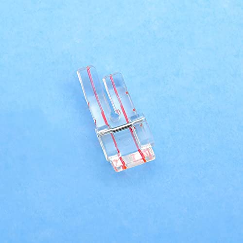 TISEKER Clear Presser Foot 1/4" (Quarter Inch) for Patchwork Quilting Fits for All Low Shank Snap-On Singer, Brother, Babylock, Euro-Pro, Janome, Kenmore, White, Juki, Simplicity, Elna Sewing Machine