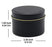 Black Candle Tins 5oz(Fill Line 4oz), Bulk Candle Making Tins 24 Piece Candle Containers, Wholesale Candle Jars for Candle Making - More Color Available (Black)