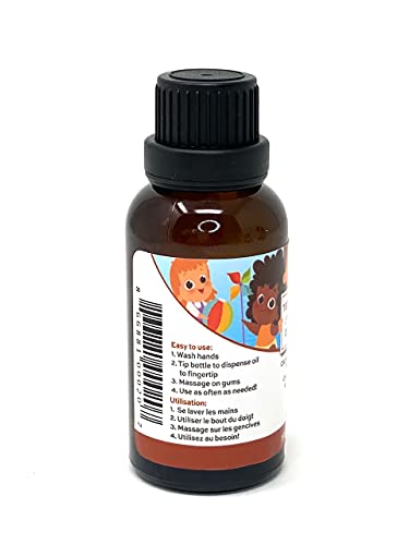Punkin Butt Teething Oil - 1 oz - 100% Natural Teething Relief for Babies - Proprietary Blend Includes Chamomile, Sunflower, Peppermint, and Clove Oil - Baby Teething Relief with No Added Chemicals