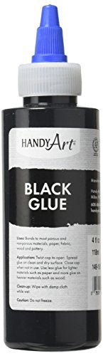 Handy Art 149-100 Handy Art Black Glue, 4 oz