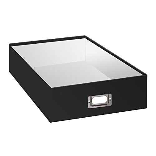 Pioneer Jumbo Scrapbook Storage Box, Black, 14.75 Inch x 13 Inch x 3.75 Inch