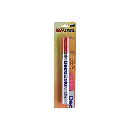 Uchida 300-C-2 Marvy Deco Color Broad Point Paint Marker, Red
