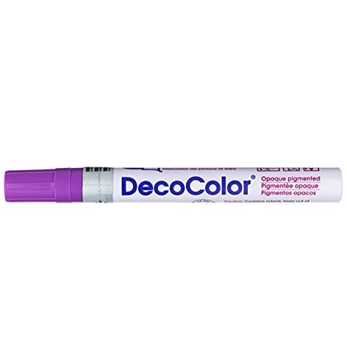 Uchida 300-C-79 Marvy Deco Color Broad Point Paint Marker, Hot Purple