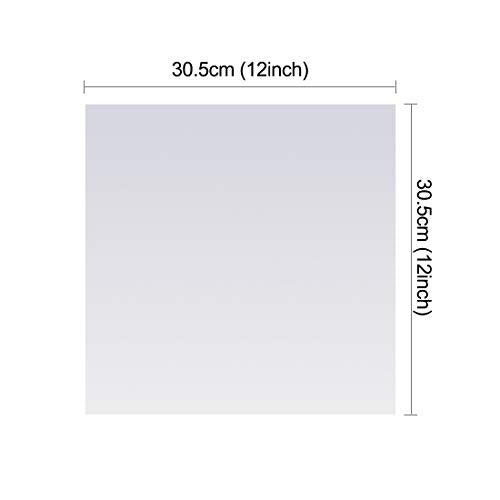 20 Pieces 4 mil 12 x 12 inch Blank Stencil Transparent Material Mylar Template Sheets for Stencils