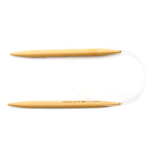 Clover 3016/36-13 Takumi Bamboo Circular 36-Inch Knitting Needles, Size 13