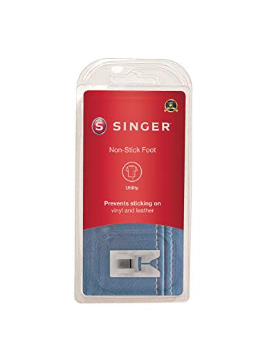 SINGER | Non-Stick Foot Snap-On Presser Foot, Slick Underside for Effortless Sewing, Wide 7mm Needle Slot - Sewing Made Easy