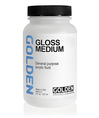 Golden 35105 Polymer Gloss Medium-8 ounce
