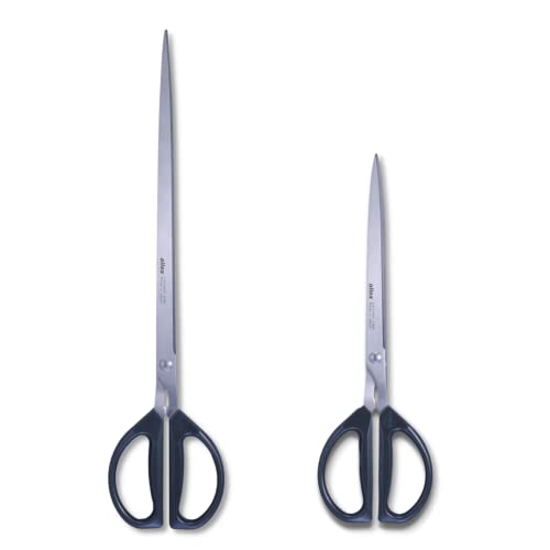 ALLEX Long Scissors 10-1/4" Razor Sharp Japanese Stainless Steel Blade, Giant Scissors for Ribbon Cutting Ceremony & Paper Cutting, Large Scissors Heavy Duty Blade, Made in JAPAN