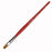 da Vinci Watercolor Series 5880 CosmoTop Spin Paint Brush, Flat Synthetic with Red Handle, Size 8 (5880-08)
