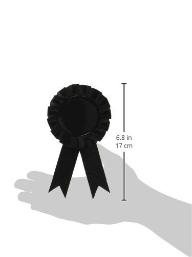 Award Ribbon (black) Party Accessory (1 count) (1/Pkg)