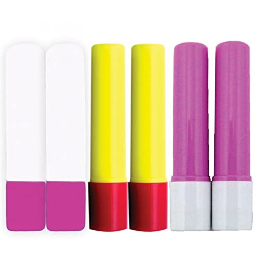 Sewline Temporary Glue Pen Refill - Blue-Pink-Yellow - 6 Pack Part No. 50062