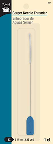 Dritz Serger Protective Plastic Sleeve, 1 Count Needle Threader, Blue