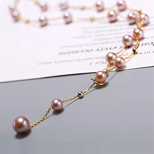 700pcs Pearl Beads 6mm Pearl Craft Beads Round Loose Pearls with Holes for Sewing Crafts Decoration Bracelet Necklace Jewelry Making (Rice Pink)