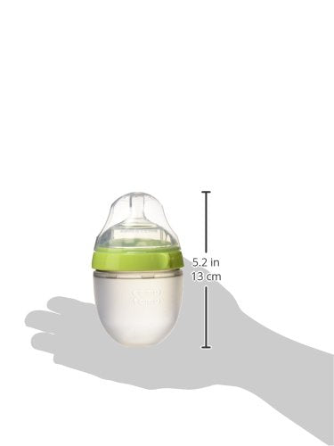 Comotomo Baby Bottle, Green, 5 oz