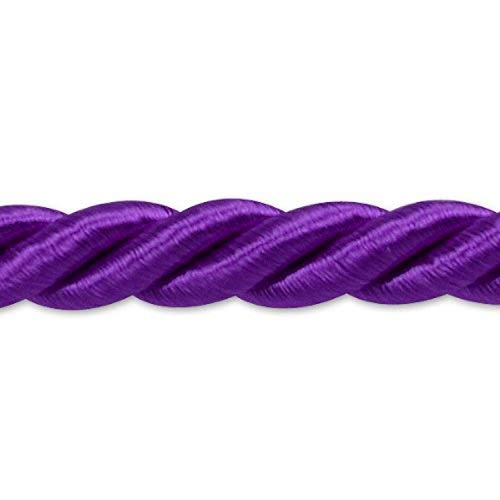 Expo International Rebekah 1/4" Twisted Cord Trim | Purple| (20 Yard Cut)