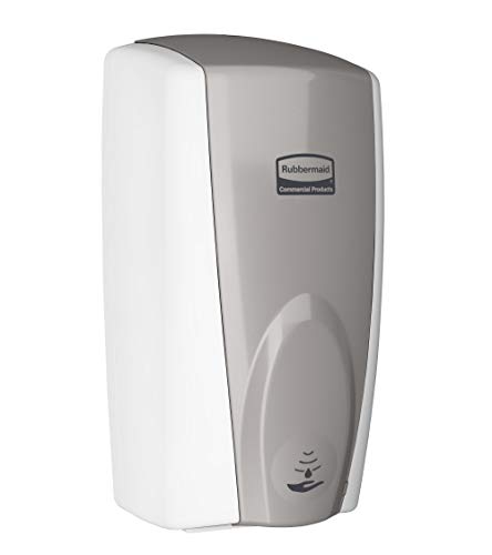 Rubbermaid Commercial Products AutoFoam Dispenser, Automatic Touch Free Wall Mounted Soap and Sanitizer Dispenser, Hand Sanitizer Dispenser, White/Gray Pearl