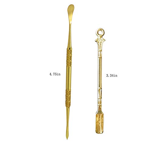 Lmbros Wax Carving Tool Wax Tools Stainless Steel Tools 3pcs (Gold)
