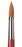 da Vinci Watercolor Series 5580 CosmoTop Spin Paint Brush, Round Synthetic with Red Handle, Size 20 (5580-20)