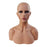 STUDIO LIMITED 16" Realistic Mannequin Head with Shoulders Upper Body Female Manikin Head Bust Makeup&Eyelashes Display for Wigs, Hats, Scarves, jewerly