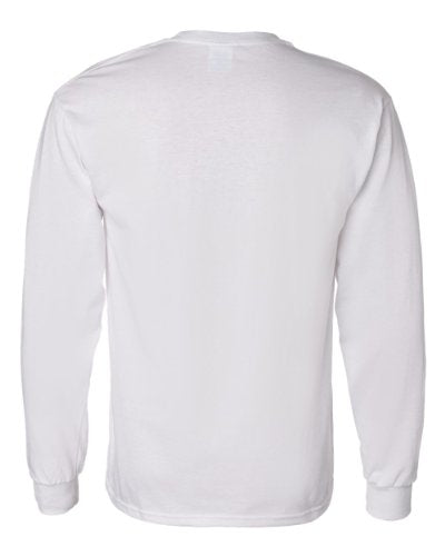 Gildan mens Dryblend Long Sleeve T-shirt, Style G8400, 2-pack Shirt, White, XX-Large US