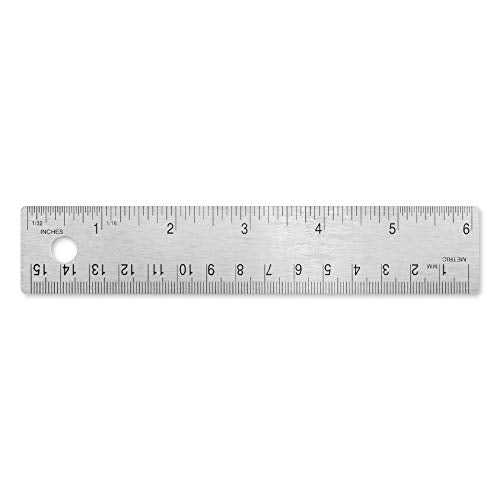 Alumicolor Flexible Stainless Steel ruler, measuring tool, 6IN