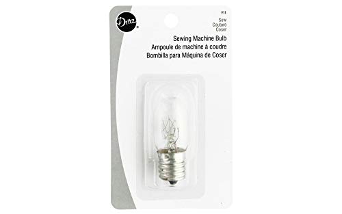 Dritz Sewing Bulb with Screw-in Base, 1 Count Machine Light, (Pack of 1), Nickel