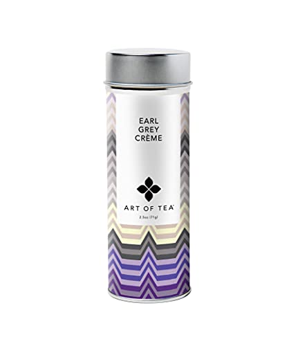Art of Tea | Organic Earl Grey Creme Tea | 2.5oz Artisan Loose Leaf Tea Tin